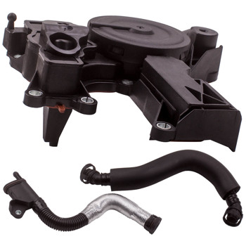 PCV阀油分离器PCV Valve Engine Crankcase Vent Oil Separator Breather Hose Kit For VW CC Jetta Audi A3 A4 #06H103495