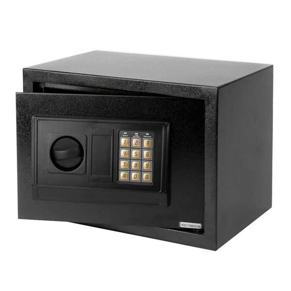 E25EA 电子密码保险柜 黑色 (含电池)-6