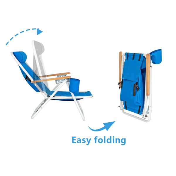 两把装单人沙滩椅 蓝色 （59640545同款编码）-12