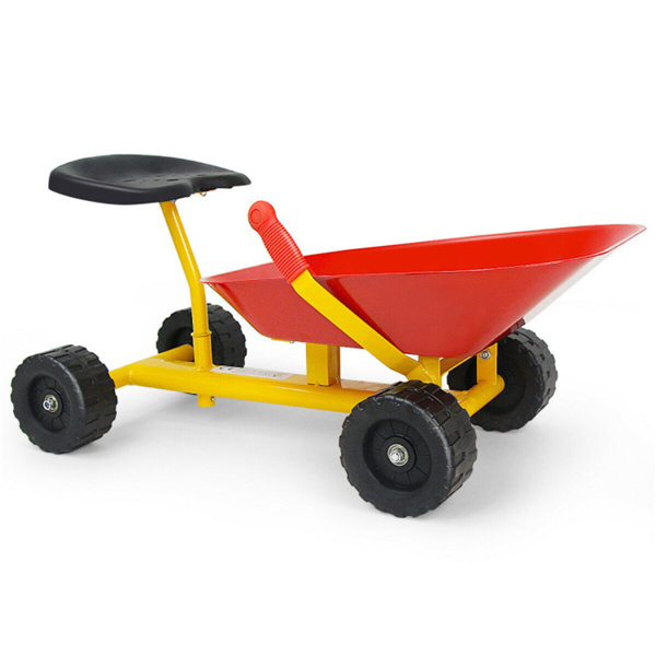 儿童四轮铲沙车，夏天可以挖沙子，冬天也可以铲雪（amazon shipping-发货，WALMART禁止销售）-4