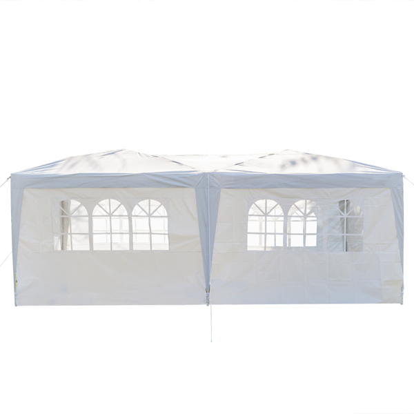 3 X 6M 白色 6片面（4个窗）家用折叠凉棚 停车棚 广告帐篷-50