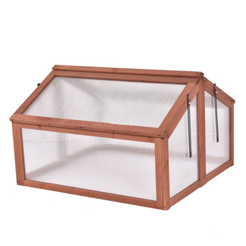 户外阳光盒子花园木制温室35.5英寸x 31.5英寸x 23.0英寸