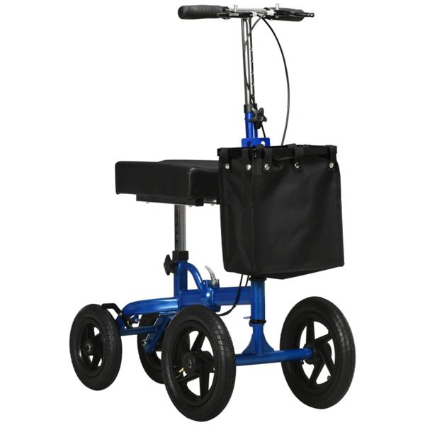 带篮子的膝踏板车，可调节高度的可操纵膝踏板车（amazon shipping-发货，WALMART禁止销售）-1