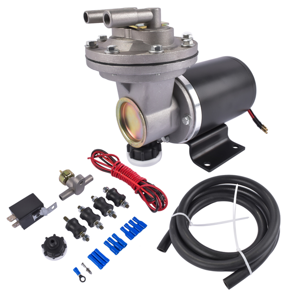 电动真空泵 18" to 22" Electrical Vacuum Pump for Brake w/Installation Kit 28146 12V-3