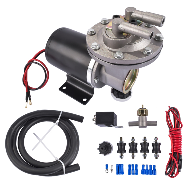 电动真空泵 18" to 22" Electrical Vacuum Pump for Brake w/Installation Kit 28146 12V-9