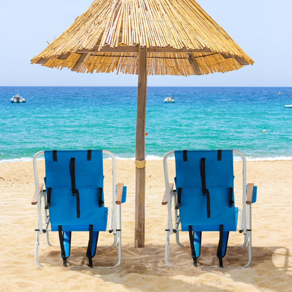 两把装单人沙滩椅 蓝色 （59640545同款编码）-32