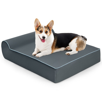 矫形狗床狗沙发与头枕和可拆卸的可洗罩（amazon shipping-发货，WALMART禁止销售）