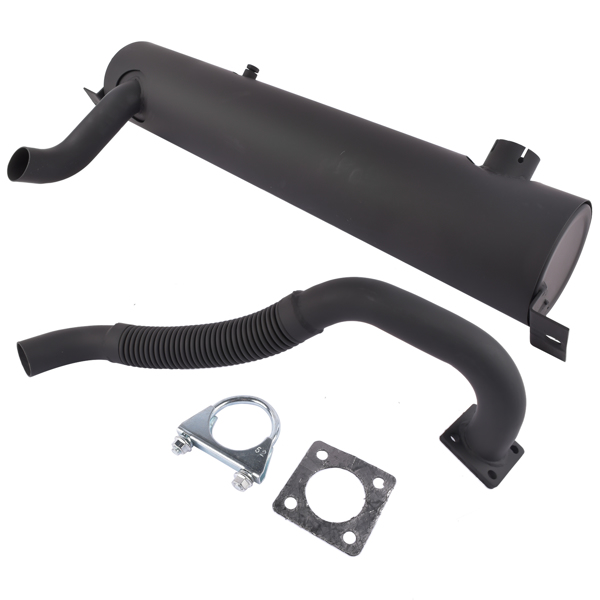  排气管套件 Black Muffler Exhaust Pipe Kit for Bobcat 753 773 S150 S175 S185 7100840 6701151-2