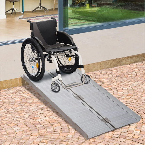 4英尺台阶坡道，便携式轮椅坡道，地毯折叠障碍坡道（amazon shipping-发货，WALMART禁止销售）-8