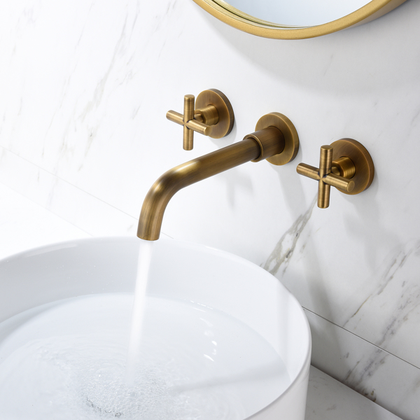 浴室水龙头壁挂式浴室水槽水龙头Bathroom Faucet Wall Mounted Bathroom Sink Faucet-Archaize-2