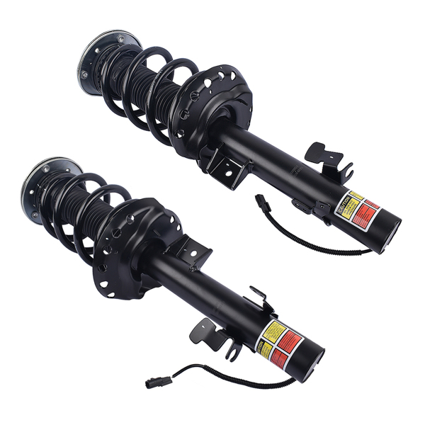 减震器 2x Front L+R Shock Struts w/Electric for Land Rover Range Rover Evoque LR051483-2