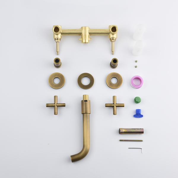 浴室水龙头壁挂式浴室水槽水龙头Bathroom Faucet Wall Mounted Bathroom Sink Faucet-Archaize-7