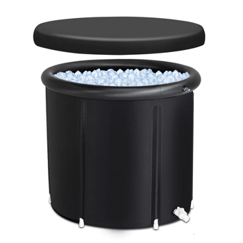 105 Gallon 黑色 可折叠 夹网棉  冰浴桶 集雨桶