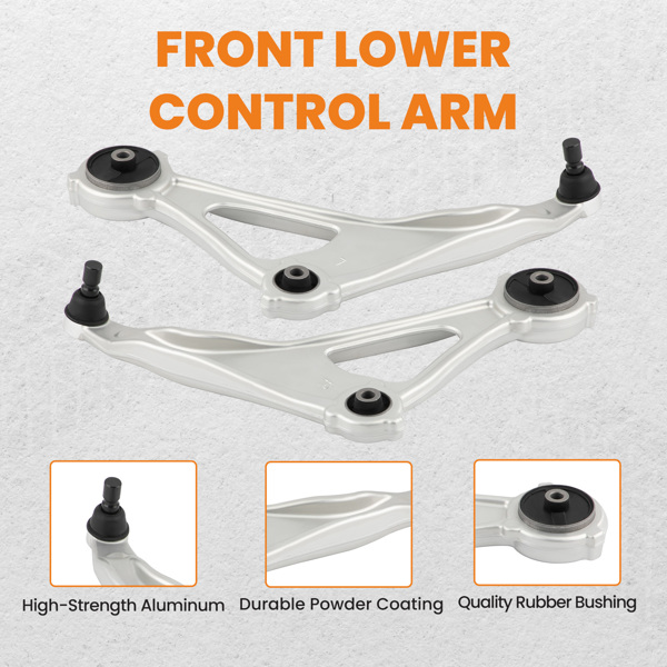 控制臂 2x Front Lower Control Arms w/ Ball Joints for Nissan Altima 2015-2018 Maxima-4