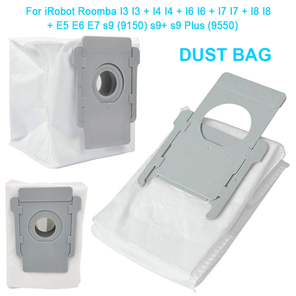 适用于：iRobot Roomba i3 i3+ i4 i4+ i6 i6+ i7 i7+ i8 i8+ E5 E6 E7 s9 s9+ s9 Plus 系列扫地机 集尘袋（袋装）1个-3