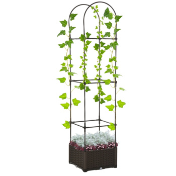 带格子的高架花园床（周末不发货）（ Amazon Shipping）（WalMart禁售）