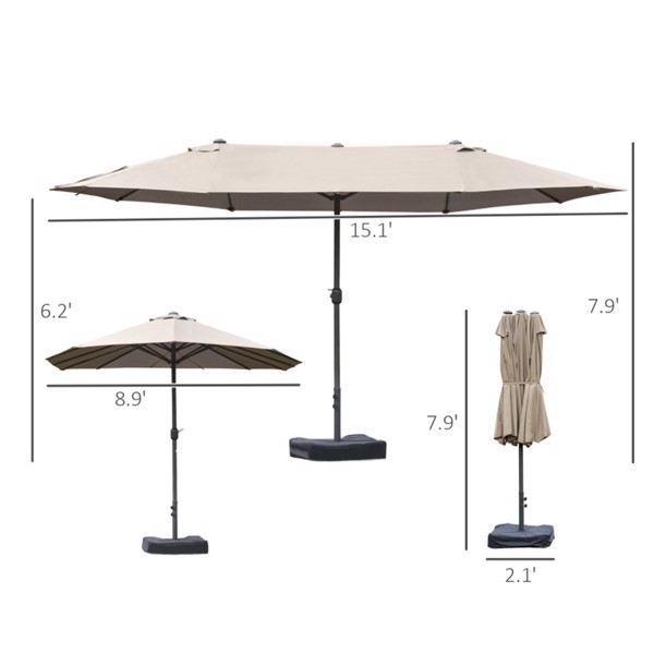 户外沙滩伞 （ Amazon Shipping）（WalMart禁售）-5