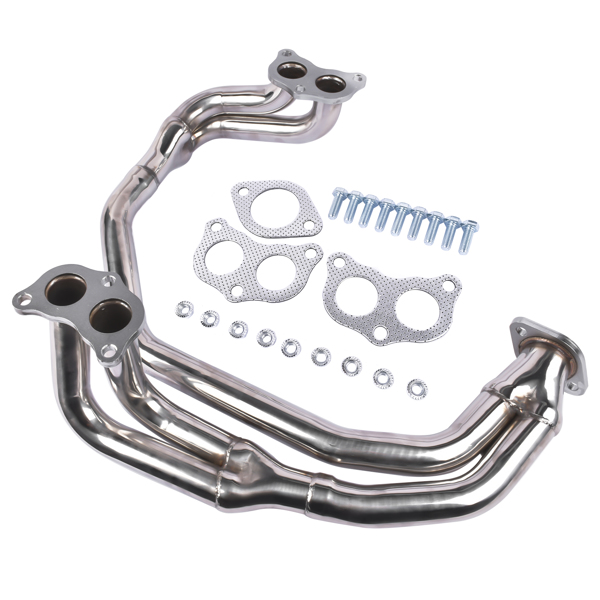 排气歧管 Set of Header Exhaust System for 1997-2005 Subaru Impreza RS 2.5L Non-Turbo-5