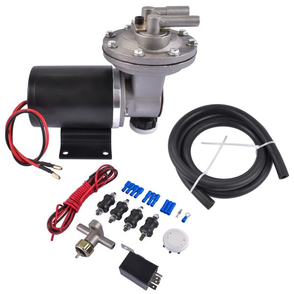 电动真空泵 18" to 22" Electrical Vacuum Pump for Brake w/Installation Kit 28146 12V-10