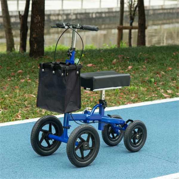 带篮子的膝踏板车，可调节高度的可操纵膝踏板车（amazon shipping-发货，WALMART禁止销售）-7