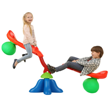 旋转跷跷板玩具，儿童跷跷板360度旋转跷跷板