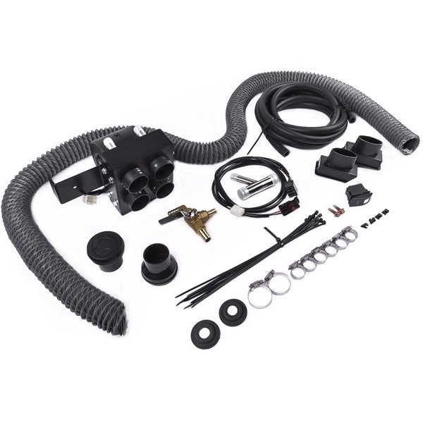 暖风加热除霜套件 SSHK185-00 Cab Heater Kit w/ Defrost for Polaris Ranger XP 1000 2018 2019 2020-5