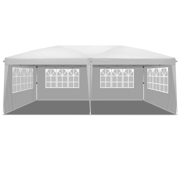 3 X 6M 白色 6片面（4个窗）家用折叠凉棚 停车棚 广告帐篷-23