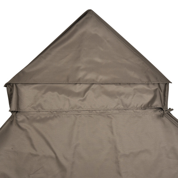 更换顶篷，12X10 英尺 2T 防水顶饰经典凉亭顶篷（仅 1 块顶布）--周末不发货-3