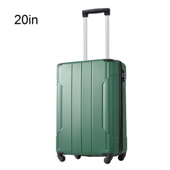 硬壳行李旋转行李箱，带 TSA Lock 轻便 20 英寸（单个行李箱）