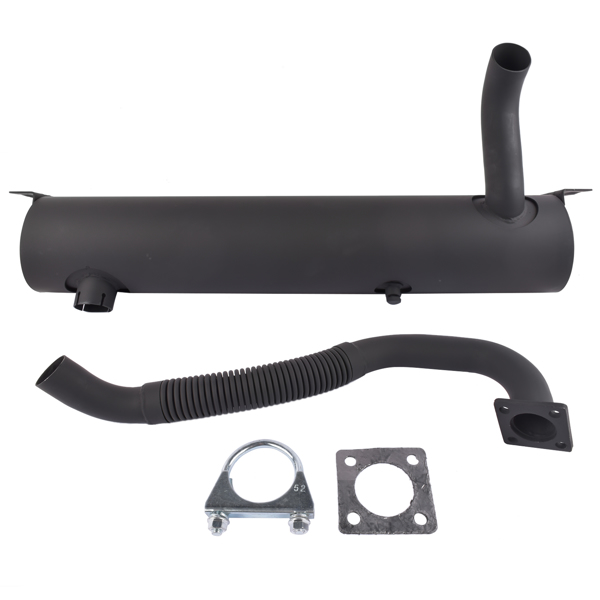  排气管套件 Black Muffler Exhaust Pipe Kit for Bobcat 753 773 S150 S175 S185 7100840 6701151-1