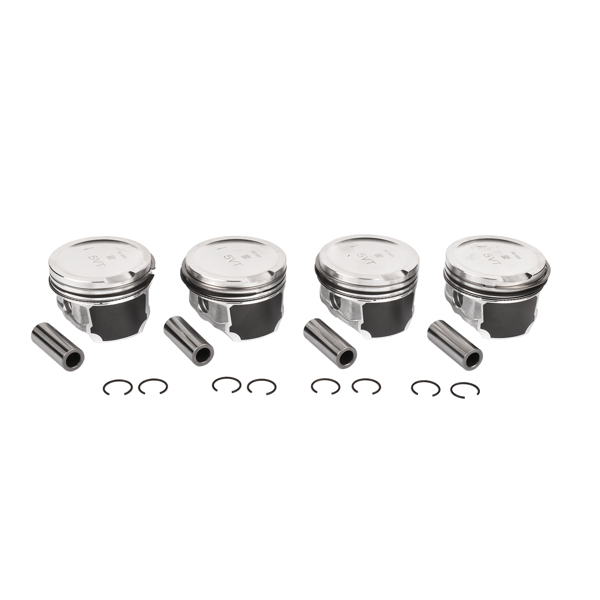 活塞环套装 4Pcs Pistons STD Set for Audi A4 TT Quattro VW Golf Bora Passat 1.8L 06B107065N-3