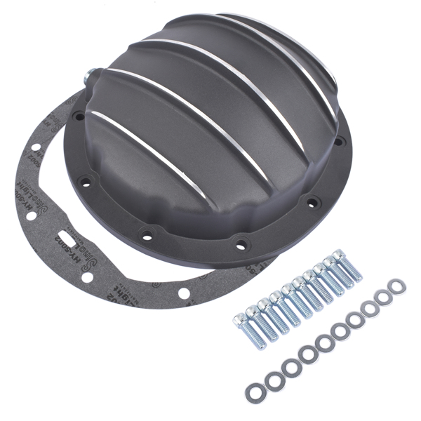 曲轴盖 Rear Differential Cover with Gasket &10 Bolts for GM 8.5” & 8.6” Ring Gear DIff-7