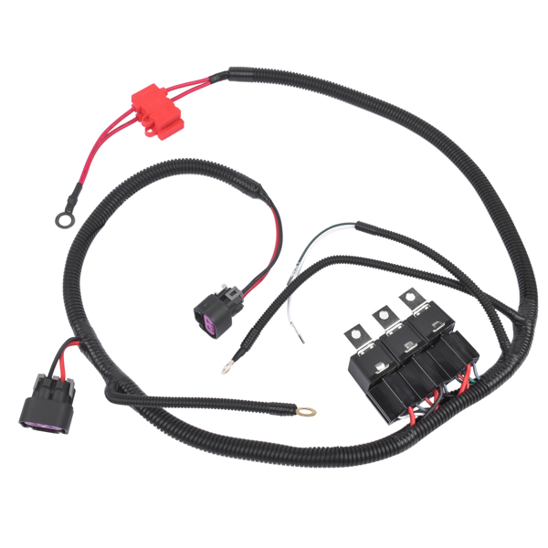 电子扇线束 Dual Electric Fan Upgrade Wiring Harness For 1999–2006 ECU Control GM Silverado-5