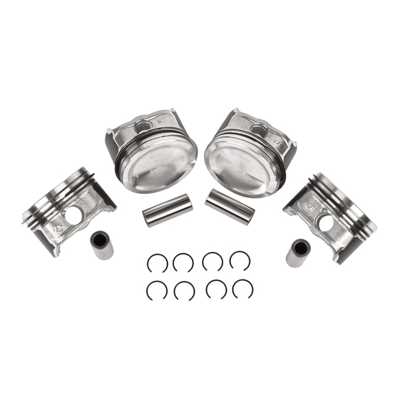 活塞环套装 4Pcs Pistons STD Set for Audi A4 TT Quattro VW Golf Bora Passat 1.8L 06B107065N-7