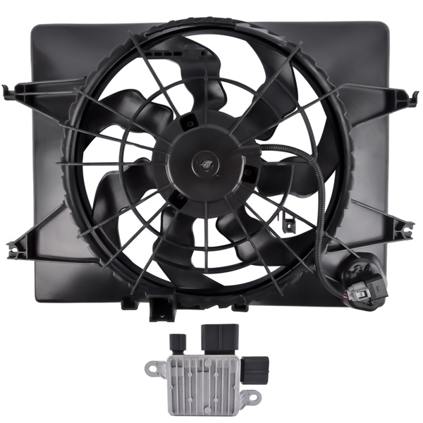 散热器风扇 Radiator Condenser Fan Assembly 253802T500 for Hyundai Sonata Kia Optima 2.4L l4-1