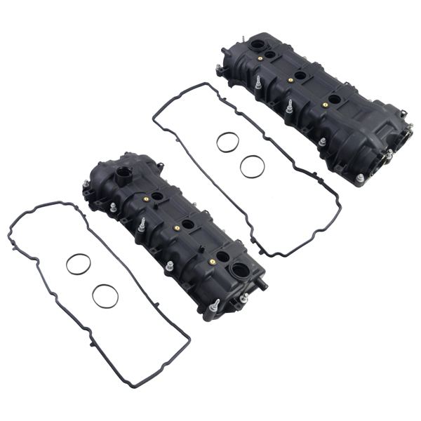 气门室盖 Pair Valve Covers w/ Gaskets For Dodge Ram Jeep Cherokee Chrysler 300 3.6L 11-19 5184069AN 5184068AN  -3