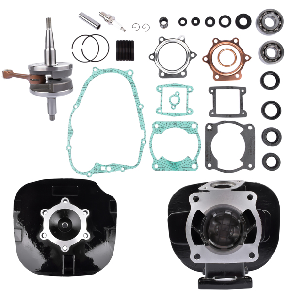 摩托车气缸 For Yamaha Blaster 200 66mm Piston Cylinder Crank Motor Rebuild Gasket Seal Kit-7