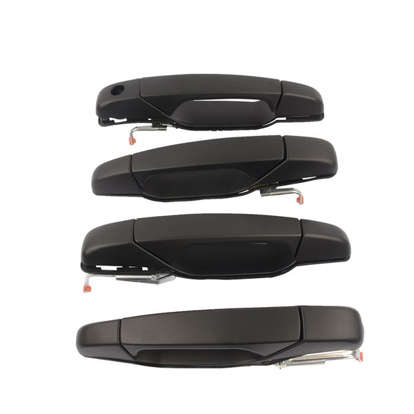 门把手 4Pcs Black Exterior Door Handles for Chevy Silverado 2500 GMC Sierra 2007-2009-4