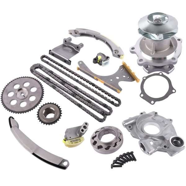 正时链条套装 Timing Chain Kit + Water Pump + Oil Pump For Chevy Colorado GMC Canyon Hummer H3 Isuzu i-290 i-370 2.9L 3.7L-6