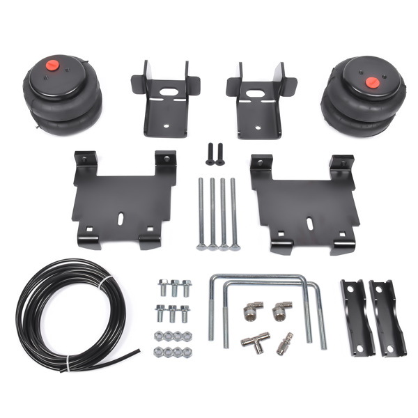 空气悬挂改装套件 Rear Air Spring Bags Suspension Kit for 2007-2018 Silverado 1500 GMC Sierra 1500 2WD 4WD Trucks W/ 6 Lug Wheels TOW-BB-GM07 W217602430 W21-760-2430-7