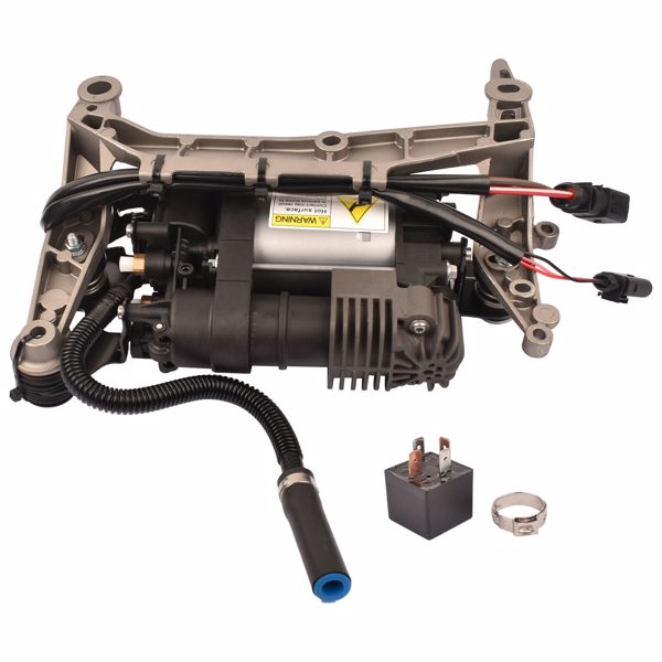 打气泵 Air Suspension Compressor Pump w/Relay For Porsche Cayenne 958/92A 2011-2018-1