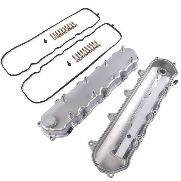 气门室盖 For GM LT GEN V Cast Aluminum Valve Covers w/ Coil Mounts 6.2L/376 LT1 LT4 L86-3