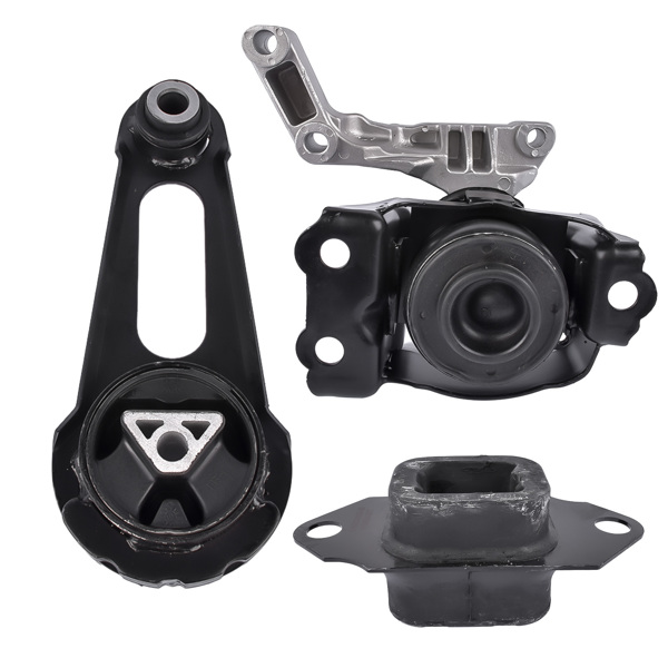 发动机支架 3Pcs Engine & Trans Mount w/ Bracket for Nissan Versa/Versa Note 1.6L 2012-2019 112101HS0A 113601HC0B 112201HA0B-3