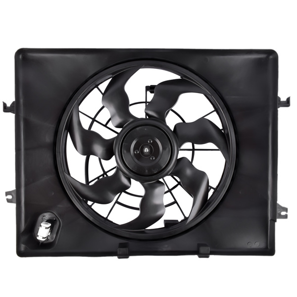 散热器风扇 Radiator Cooling Fan Assembly for Hyundai Sonata Kia Optima Single Fan 253802T500-5