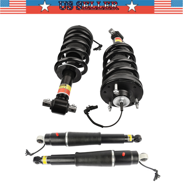  减震器 2 Front Strut Assys + 2 Rear Shock Absorbers for Cadillac Escalade Chevrolet Suburban Tahoe GMC Yukon 2015-2020 84977478 23151122 23290660-8