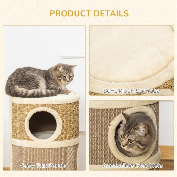 猫舍/木制猫屋/猫爬塔/猫树 （ Amazon Shipping）（WalMart禁售）（周末不发货）-6