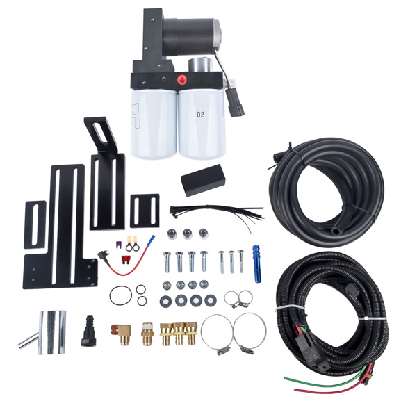 改装高流量柴油提升泵系统 For 2001-10 Chevy GMC Duramax 6.6L 100GPH Diesel Fuel Lift Pump System TSC10100G-5