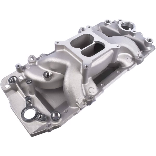 进气歧管 For Chevy Big Block V8 396 402 427 454 4-barrel Bore Oval port Dual Plane Intake Manifold Air Gap Intake Manifold 1965-1970 1-147-019 PCE147.1034 53026-4