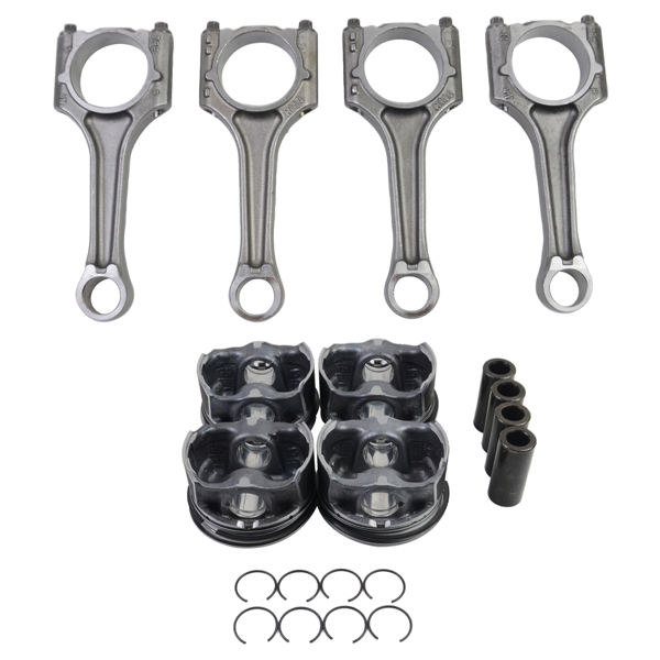 活塞 Pistons Connecting Rods 23mm Set For 2.0 TFSI Audi VW A4 Q5 Jetta GTI CAE CCTA 06H198401A 06J198401D-3