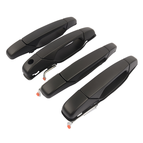 门把手 4Pcs Black Exterior Door Handles for Chevy Silverado 2500 GMC Sierra 2007-2009-7